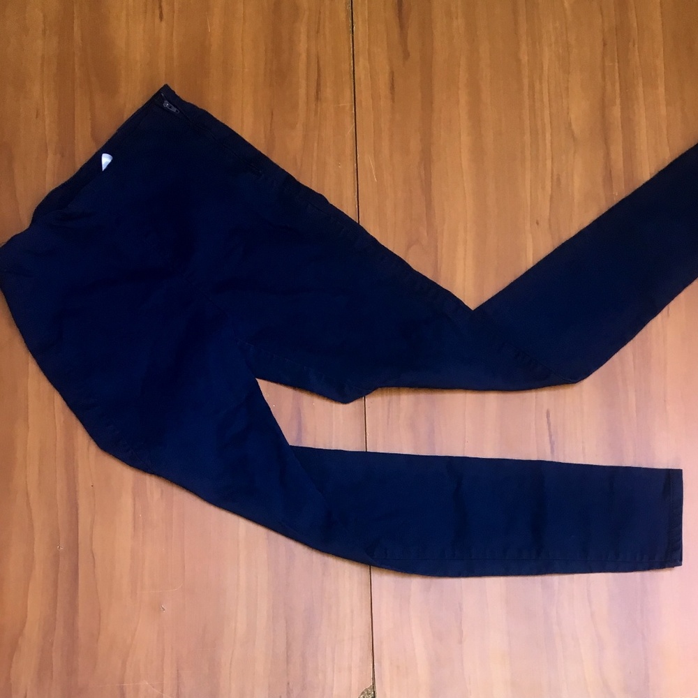 🍎DIVIDED Navy Side Zip Jr. Jeggings - Sz 6 w24